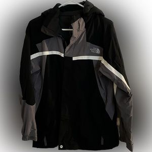 The North Face windbreaker with hoodie